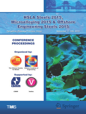 cover image of HSLA Steels 2015, Microalloying 2015 & Offshore Engineering Steels 2015